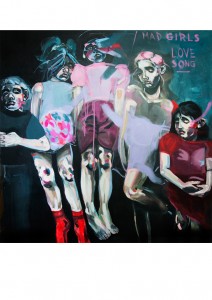 Mad Girls Love Songs-100x100cm canvas